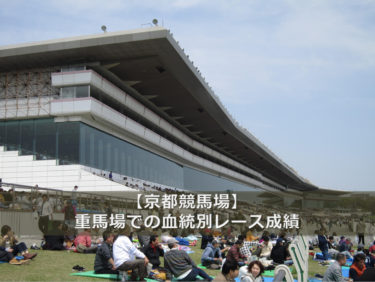 【京都競馬場】重馬場での血統別レース成績